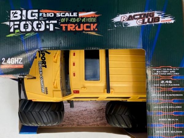 RUSCO BIG FOOT 1:10 SCALE OFF ROAD VEHICLE on Sale