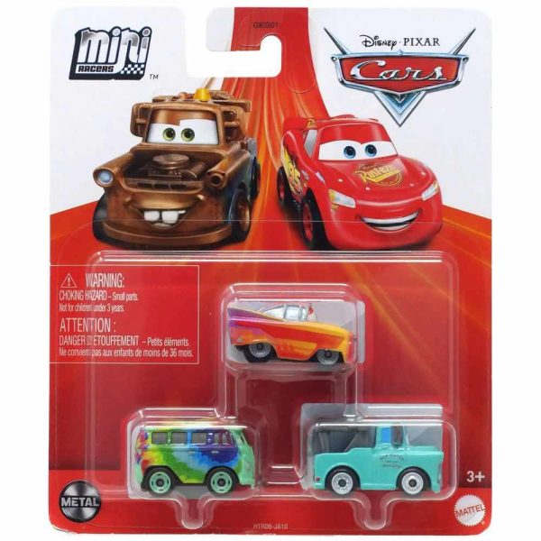 Disney   Pixar Cars On The Road Die Cast Metal Mini  3-Pack Supply