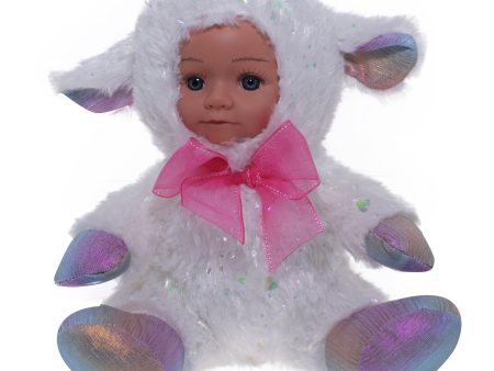 COTTON CANDY FUR BABIES - BAA WHITE MULTI LAMB Sale