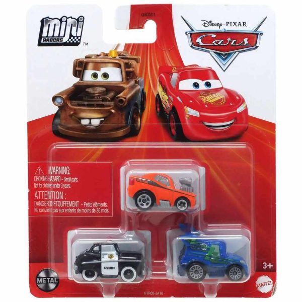 Disney   Pixar Cars On The Road Die Cast Metal Mini  3-Pack Hot on Sale