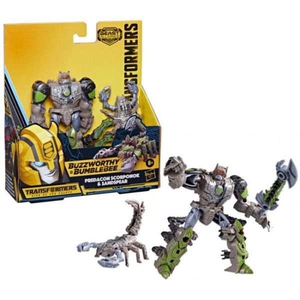 TRANSFORMERS - RISEOF THE BEASTS - BUZZWORTHY BUMBLEBEE - PREDACON SCORPONOK AND SANDSPEAR For Discount