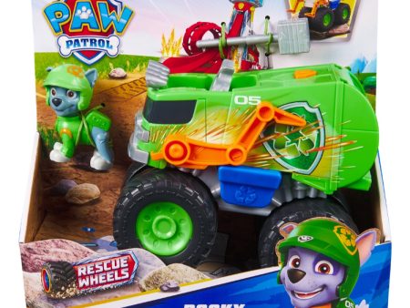 PAW PATROL RESCUE WHEELS RECYCLE TRUCK -ROCKY Hot on Sale