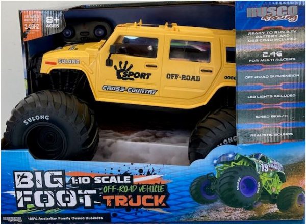 RUSCO BIG FOOT 1:10 SCALE OFF ROAD VEHICLE on Sale