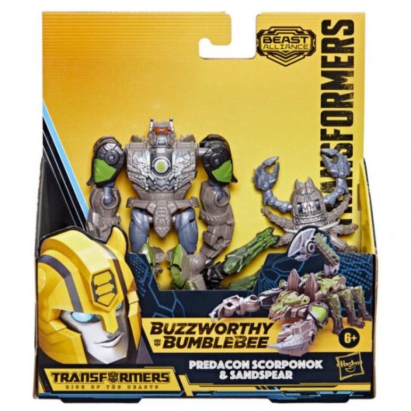 TRANSFORMERS - RISEOF THE BEASTS - BUZZWORTHY BUMBLEBEE - PREDACON SCORPONOK AND SANDSPEAR For Discount