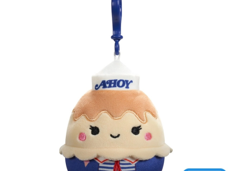 SQUISHMALLOW 3.5  PLUSH CLIP STRANGER THINGS - ICE CREAM AHOY  USS BUTTERSCOTCH Online