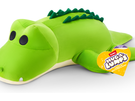 ZURU HUG-A-LUMPS WEIGHTED PLUSH ROCKO THE CROCODILE Hot on Sale