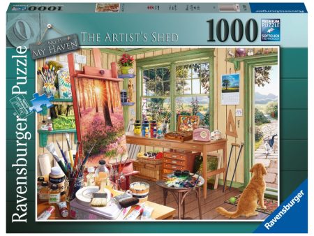 RAVENSBURGER 176274 - MY HAVEN NO 11 ARTIST S SHED 1000 PIECE PUZZLE Sale