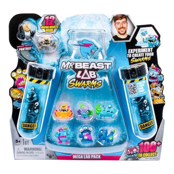 MR BEAST LAB SWARMS - MEGA LAB PACK 12 MICRO BEASTS on Sale