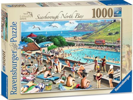 RAVENSBURGER 175482 - LEISURE DAYS NO 8 SCARBOROUGH NORTH BAY1000 PIECE PUZZLE Cheap