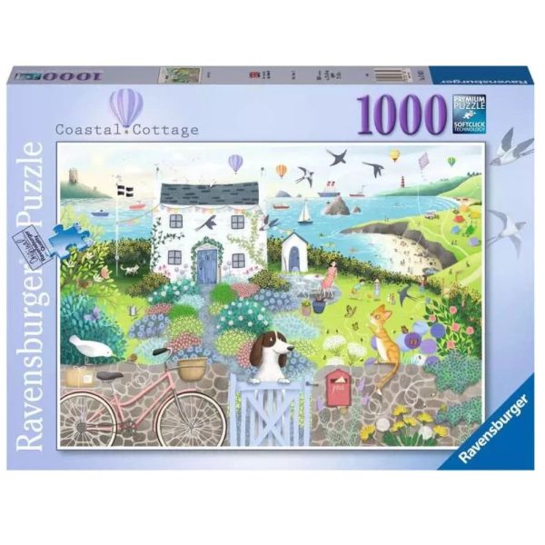 RAVENSBURGER 176311 - COASTAL COTTTAGE 1000 PIECE PUZZLE Discount