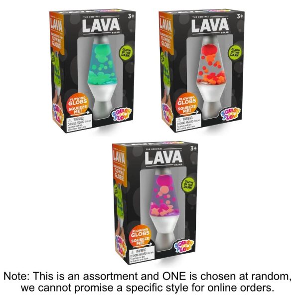 SCHYLLING LAVA SQUISH AND FLOW MINI LAVA LAMP Online now