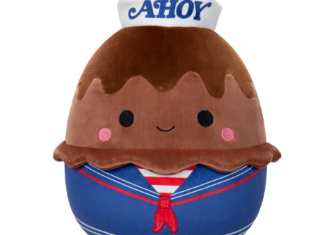 SQUISHMALLOW 10  PLUSH STRANGER THINGS - ICE CREAM AHOY CHOCOLATE PUDDING Hot on Sale