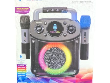 SINGING MACHINE MINI SPARKLE - BLUETOOTH KARAOKE - BLACK Supply