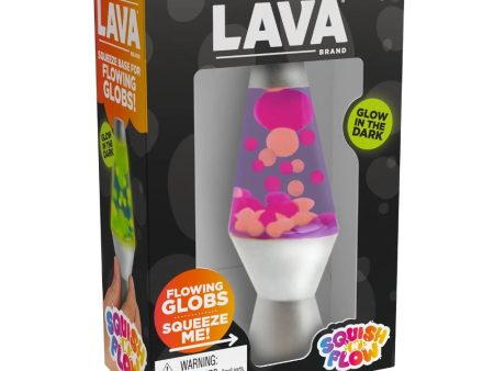 SCHYLLING LAVA SQUISH AND FLOW MINI LAVA LAMP Online now