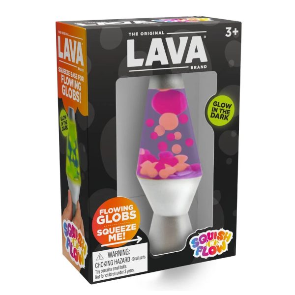 SCHYLLING LAVA SQUISH AND FLOW MINI LAVA LAMP Online now