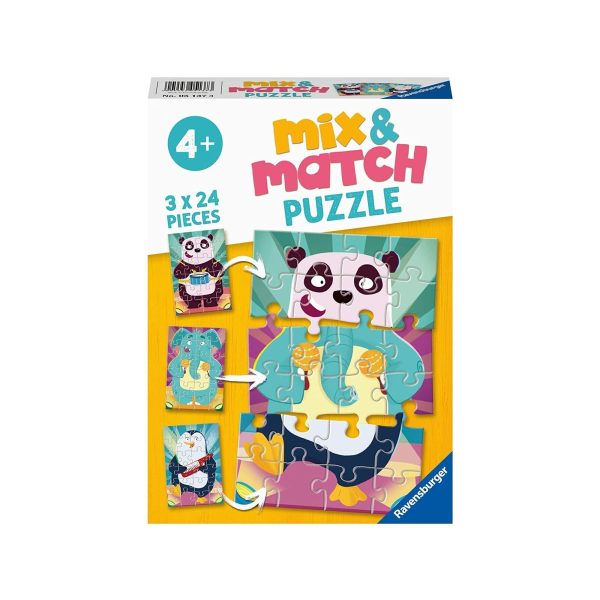 RAVENSBURGER MIX-UP MONSTERS 3x24PC PUZZLE Online