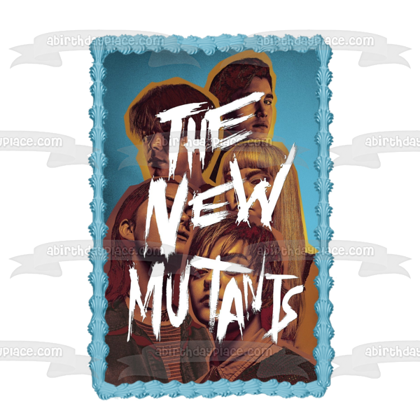 Marvel the New Mutants Movie Poster Wolfsbane Magik Edible Cake Topper Image ABPID52983 Online Sale