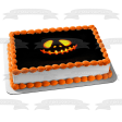 Halloween Pumpkin Jack-O-Lantern Spooky Scary Edible Cake Topper Image ABPID52944 Online Sale