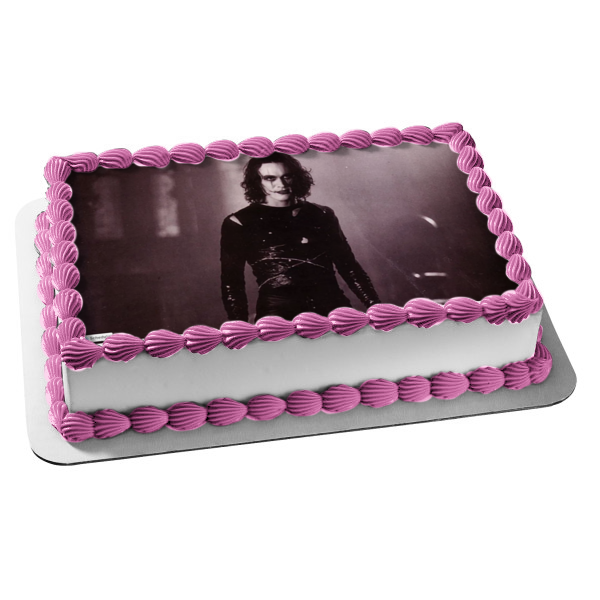 The Crow Eric Draven Brandon Lee Classic Film Edible Cake Topper Image ABPID52867 Sale