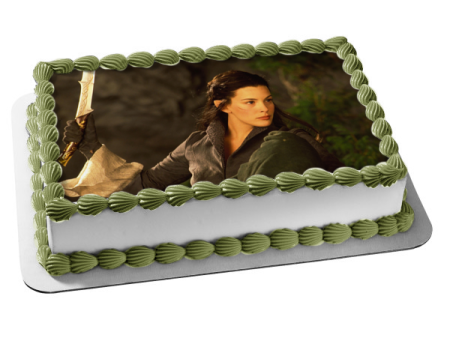 Arwen Elf Lord of the Rings Fantasy Movie Edible Cake Topper Image ABPID52862 Online Sale