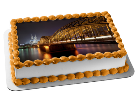 Skyscanner Bridge Germany Edible Cake Topper Image ABPID52920 Sale