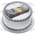 Stack of 100 Dollar Bills Cash Money Edible Cake Topper Image ABPID52953 Fashion