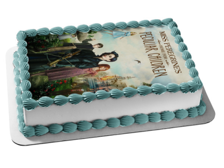 Miss Peregrine s Home for Peculiar Children Movie Poster Miss Alma Peregrine Olive Elephanta Jacob Portman Edible Cake Topper Image ABPID52981 Online Sale