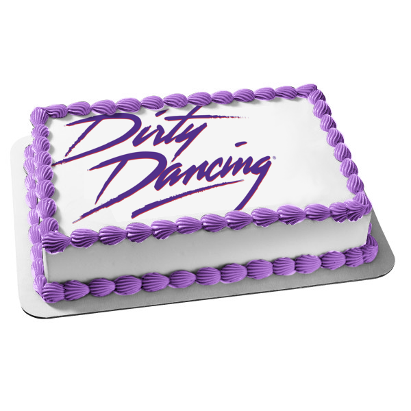 Dirty Dancing Edible Cake Topper Image ABPID53009 Hot on Sale