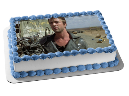 Mad Max Mel Gibson Classic Movie Edible Cake Topper Image ABPID52839 on Sale