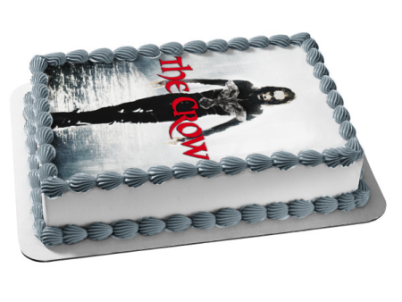 The Crow Eric Draven Brandon Lee Classic Movie Poster Edible Cake Topper Image ABPID52868 For Discount