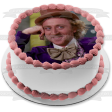 Willy Wonka and the Chocolate Factory Gene Wilder Roald Dahl Film Edible Cake Topper Image ABPID52883 For Sale