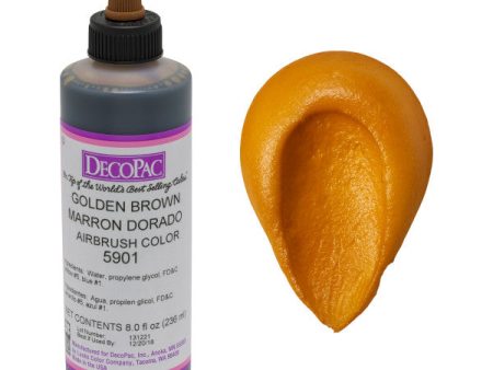 DecoPac Premium Airbrush Color Golden Brown Online Hot Sale