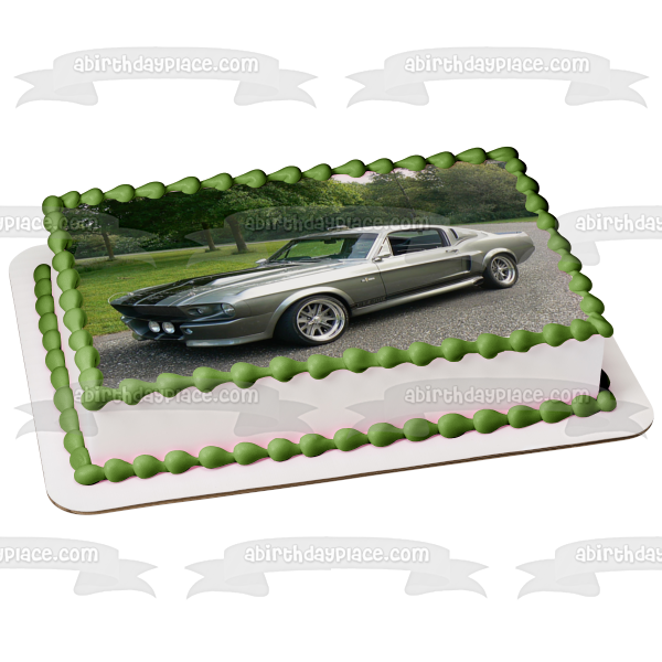 1967 Mustanggt500 Fastback Edible Cake Topper Image ABPID52823 For Cheap