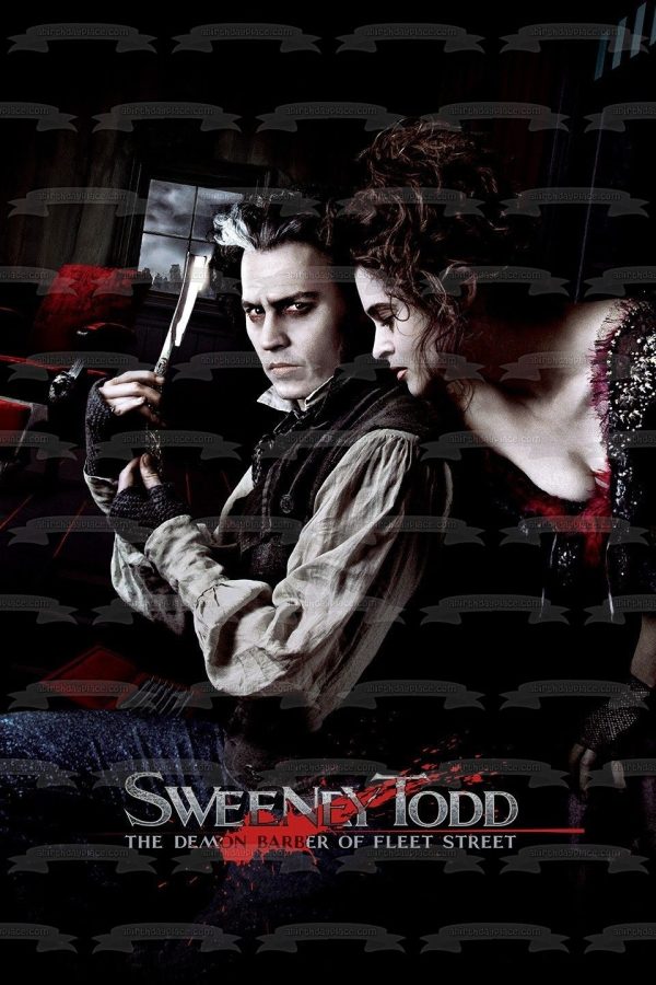 Sweeney Todd Musical Horror Movie Poster Mrs. Lovett Edible Cake Topper Image ABPID52964 Online