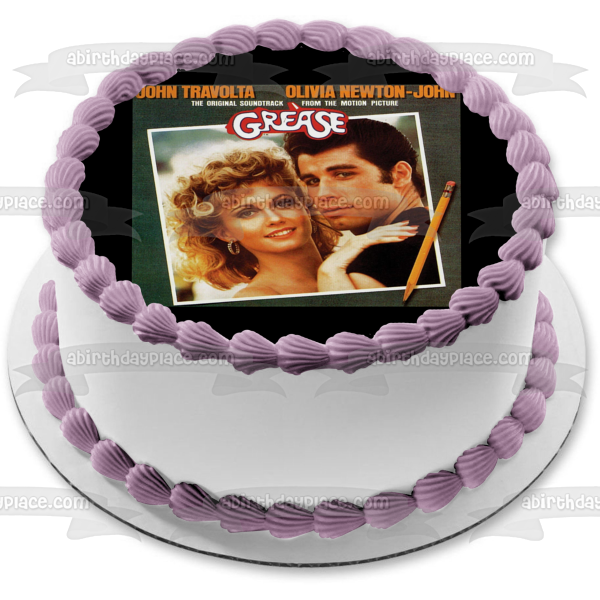 Grease Sandy Danny Movie Poster Edible Cake Topper Image ABPID53008 Discount