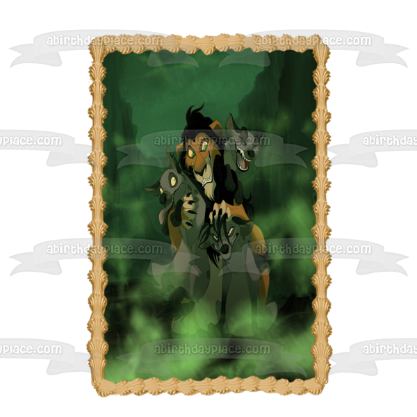 Scar Evil Hyenas Be Prepared the Lion Kingshenzi Banzai Ed Disney Edible Cake Topper Image ABPID52860 on Sale