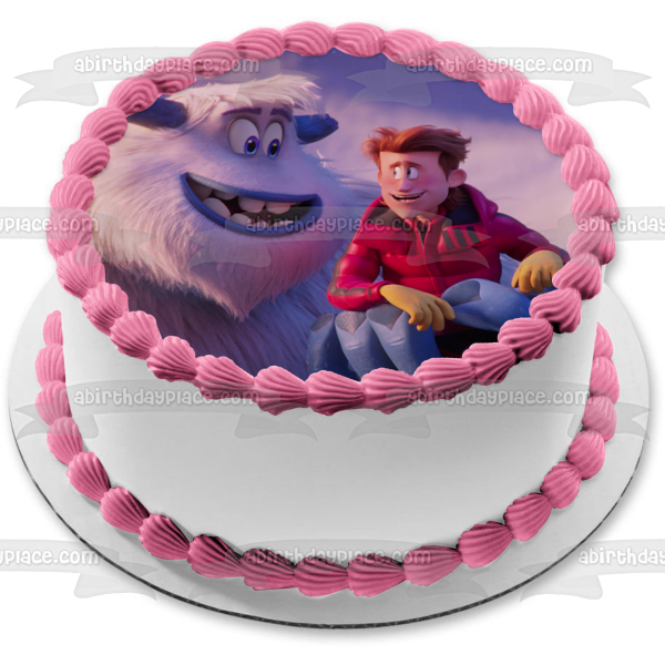 Smallfoot Yetti Snowman Movie Migo Percy Edible Cake Topper Image ABPID52975 For Discount