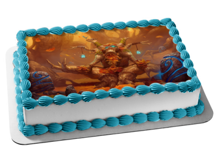 World of Warcraft Gaming Treant Edible Cake Topper Image ABPID52810 Fashion