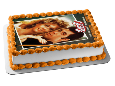 Grease Sandy Danny Movie Poster Edible Cake Topper Image ABPID53008 Discount