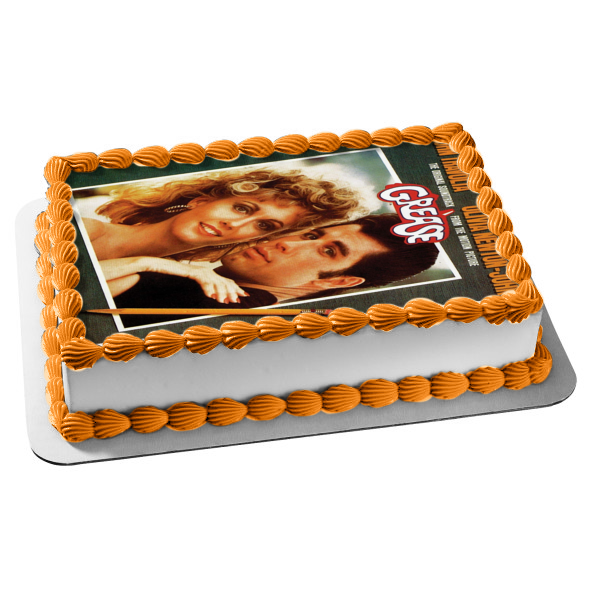 Grease Sandy Danny Movie Poster Edible Cake Topper Image ABPID53008 Discount