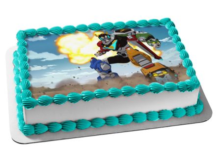 Voltron Legendary Defender Lions Paladins Animated Series Edible Cake Topper Image ABPID53024 Online Sale