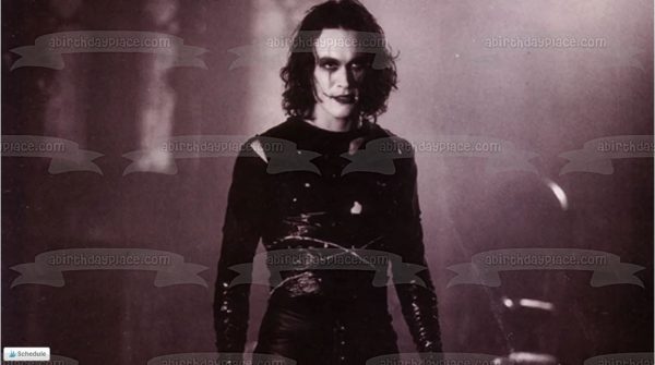 The Crow Eric Draven Brandon Lee Classic Film Edible Cake Topper Image ABPID52867 Sale