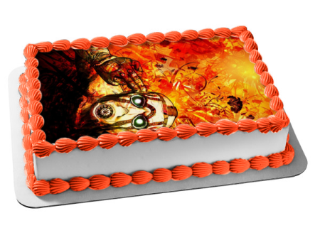 Borderlands Soldiers Psychos Orange Red Video Game Edible Cake Topper Image ABPID52859 Fashion