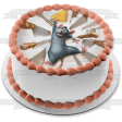 Disney Pixar Ratatouille Movie Poster Remy Knives Edible Cake Topper Image ABPID53000 Online Hot Sale