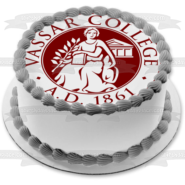 Vassar College A.D. 1861 Women s Ivy League Edible Cake Topper Image ABPID52852 on Sale