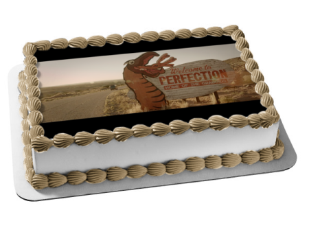 Tremors Film TV Show Graboids Sign Edible Cake Topper Image ABPID52961 Cheap