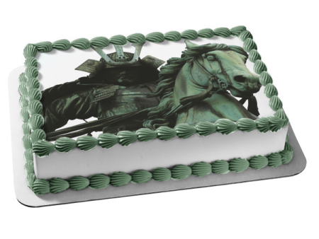 Shogun Samurai Feudal Japan Warrior Soldier Cavalry Edible Cake Topper Image ABPID52831 Supply