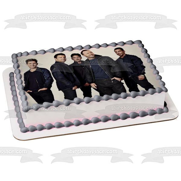 New Kids on the Block Music Band Donny Jordan Jonathan Joey Danny Edible Cake Topper Image ABPID53025 Hot on Sale