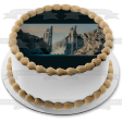 The Lord of the Rings Gate of Argonath Fantasy Movie Edible Cake Topper Image ABPID52865 Fashion