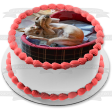 Dog Puppy Animal Cute Pet Playing Edible Cake Topper Image ABPID53014 Online Hot Sale